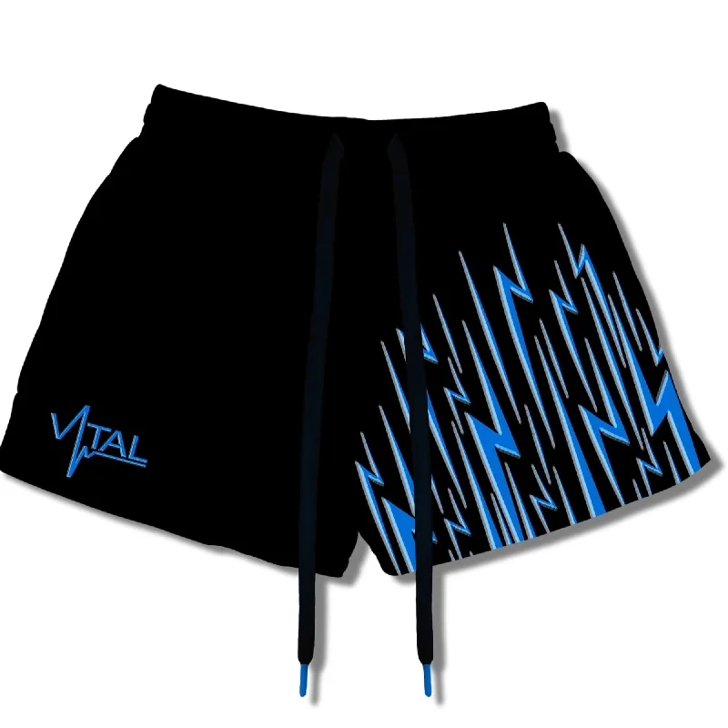 Combat Mesh Shorts 5.5" - Blue Energy