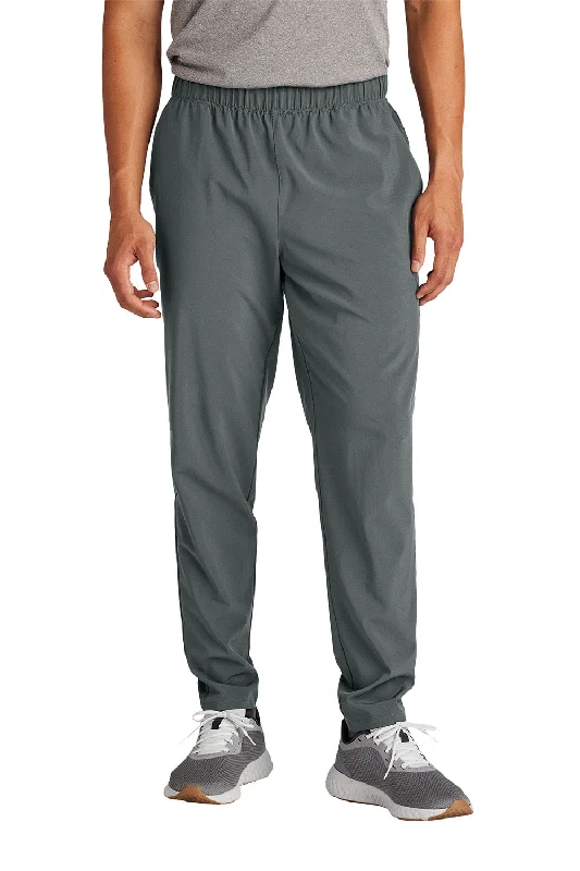 Sport-Tek Mens Repeat Moisture Wicking Pants w/ Pockets - Iron Grey - New