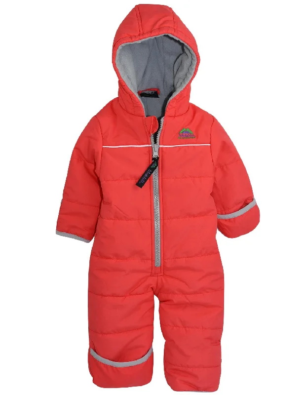 Cozy Bunting Suit - Light Red