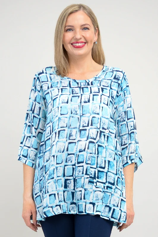 Palace Blouse, Crystal Reef