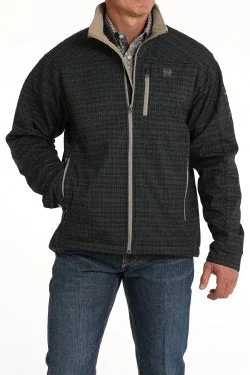 Cinch Navy Stripped Bonded Jacket