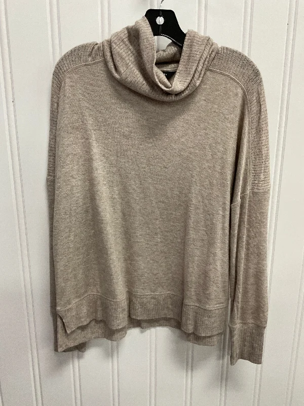 Top Long Sleeve By Simply Vera In Beige, Size: L