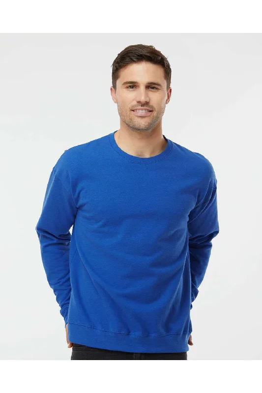 Tultex Mens Fleece Crewneck Sweatshirt - Royal Blue