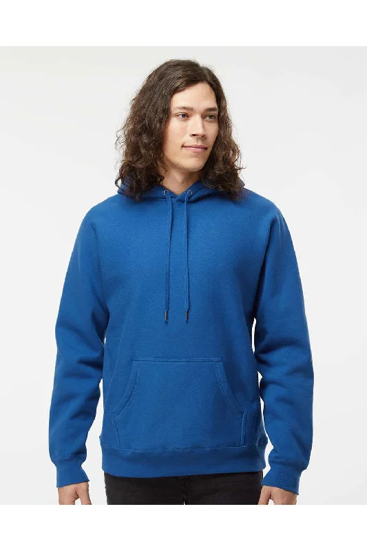 Independent Trading Co. Mens Legend Hooded Sweatshirt Hoodie w/ Pouch Pocket - Royal Blue