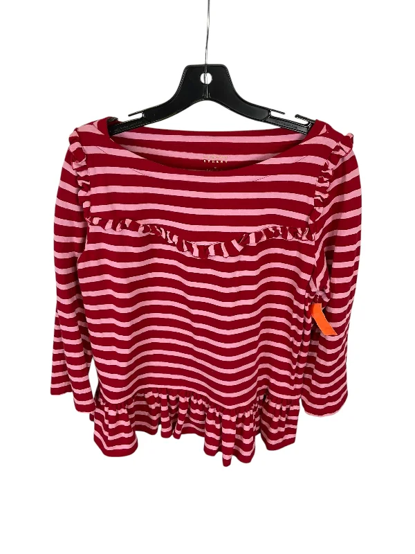 Top Long Sleeve Designer By Kate Spade In Red, Size: L