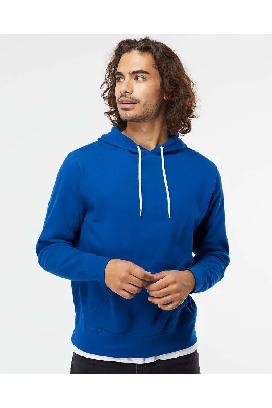 Independent Trading Co. Mens Hooded Sweatshirt Hoodie w/ Pouch Pocket - Cobalt Blue - Closeout