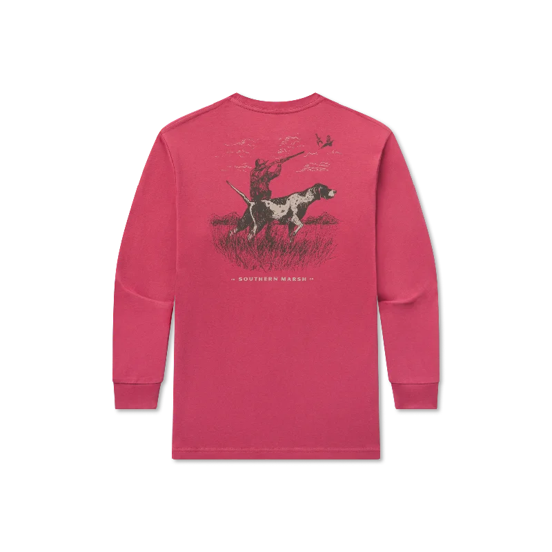 Youth Pointer Uplander Tee - Long Sleeve