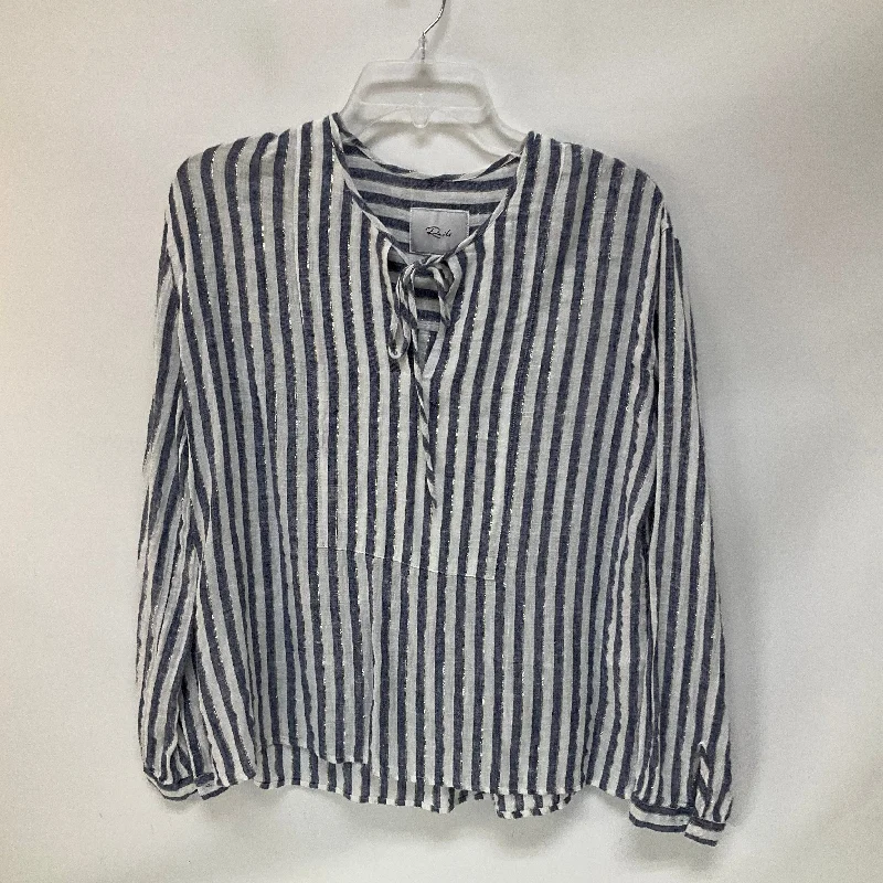 Top Long Sleeve By Rails In Blue, Size: M