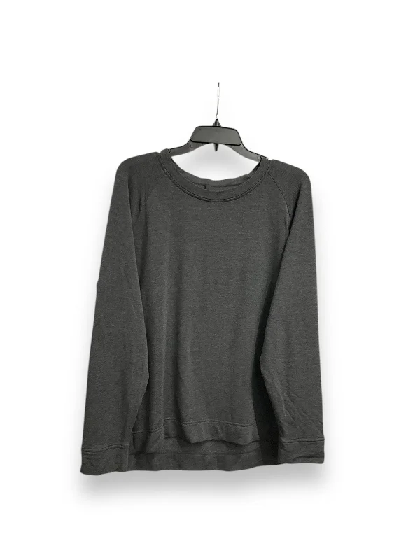 Top Long Sleeve Basic By Lou And Grey In Grey, Size: Xl