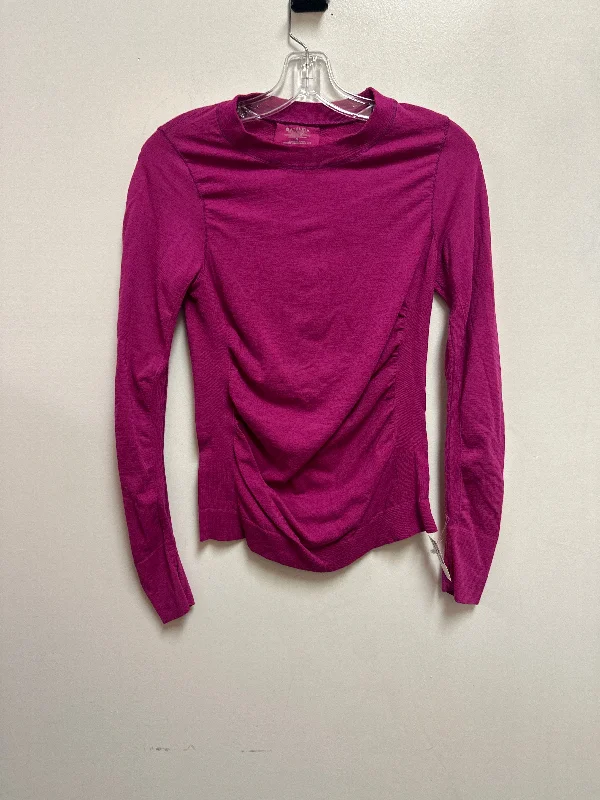 Athletic Top Long Sleeve Crewneck By Athleta In Pink, Size: S