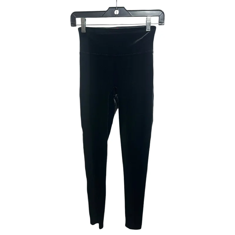 Velvet Pants Leggings By Spanx In Black, Size: S