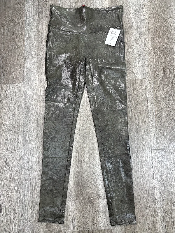 Pants Leggings By Spanx In Green, Size: M