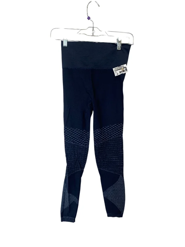 Athletic Leggings By Spanx In Navy, Size: S