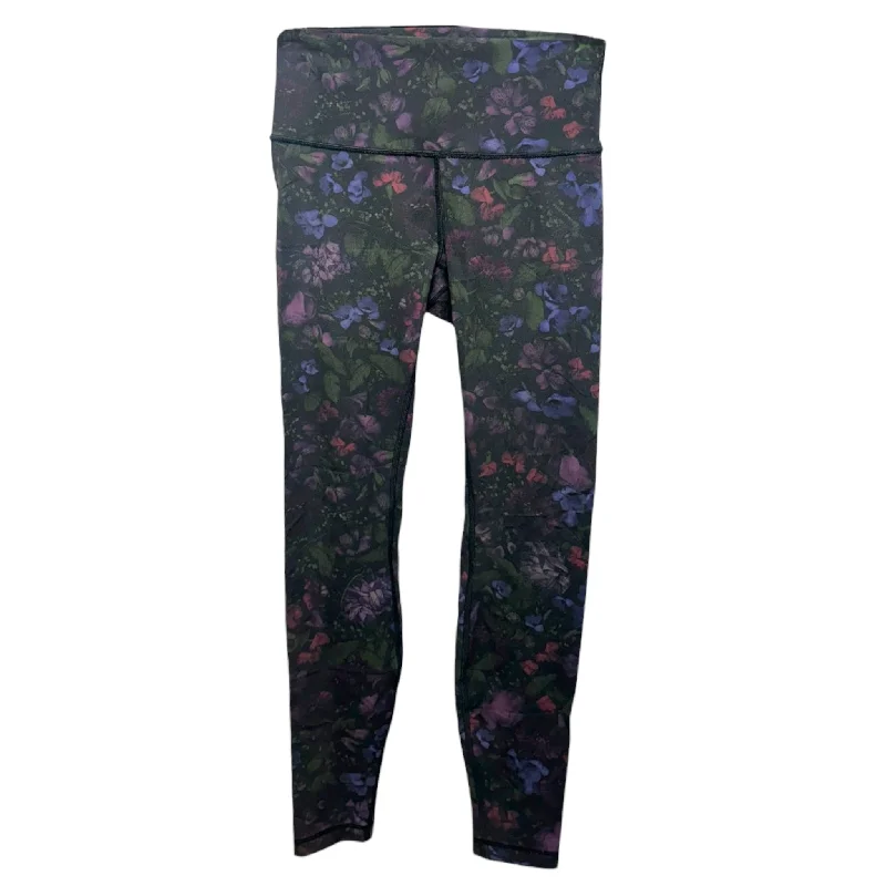 Fast & Free 7/8 Tight II By Lululemon In Frozen Flourish Multi, Size: 6