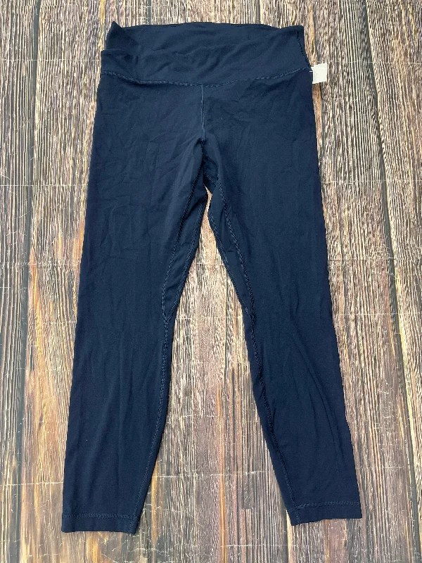 Athletic Leggings By Lululemon In Navy, Size: M