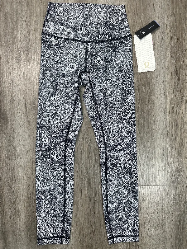 Athletic Leggings By Lululemon In Paisley Print, Size: S