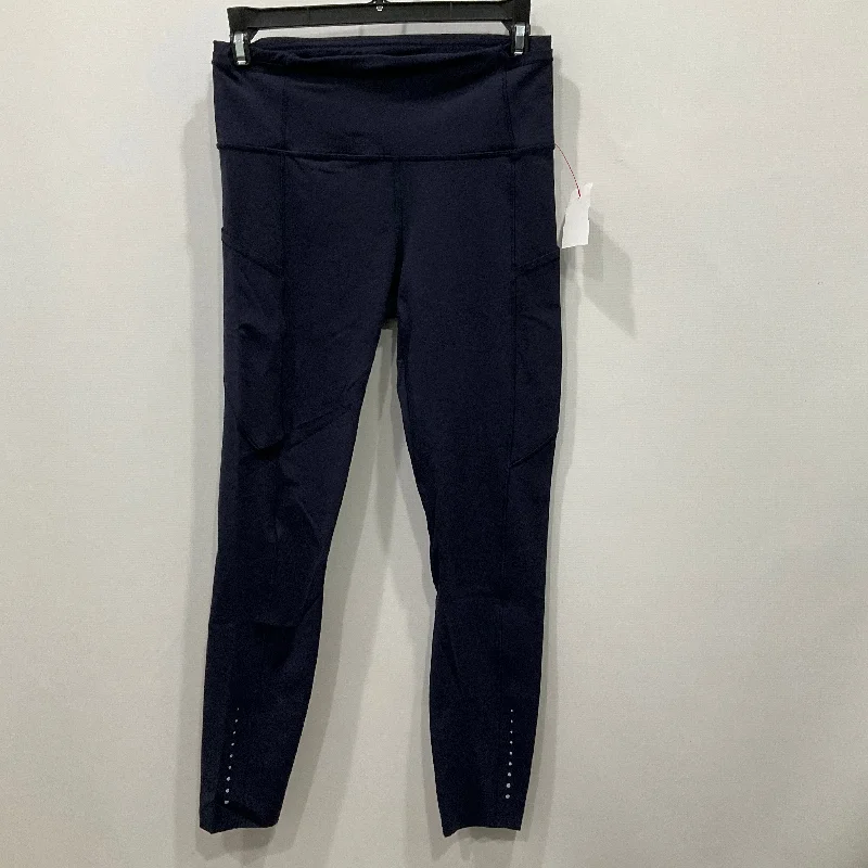 Athletic Leggings By Lululemon In Navy, Size: 6