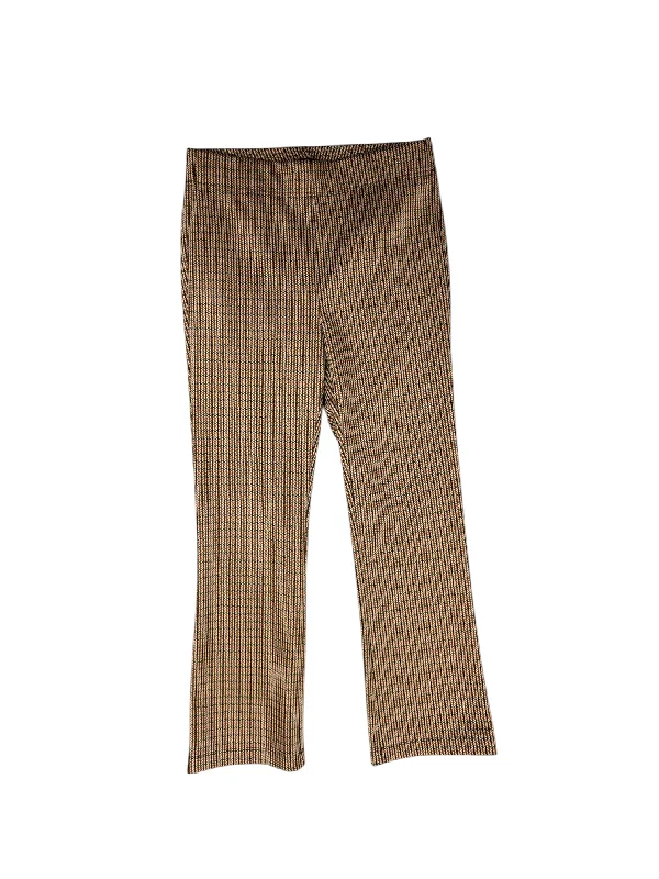 Pants Leggings By Loft In Plaid Pattern, Size: S