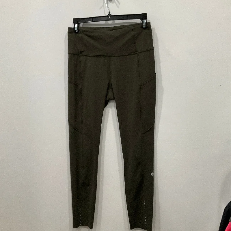 Athletic Leggings By Lululemon In Green, Size: 6