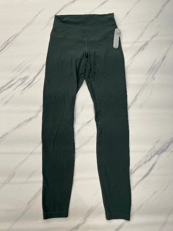 Athletic Leggings By Lululemon In Green, Size: 6