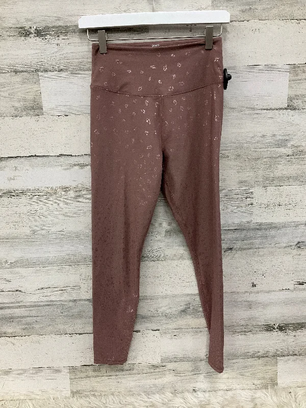 Athletic Leggings By Good American In Mauve, Size: 2