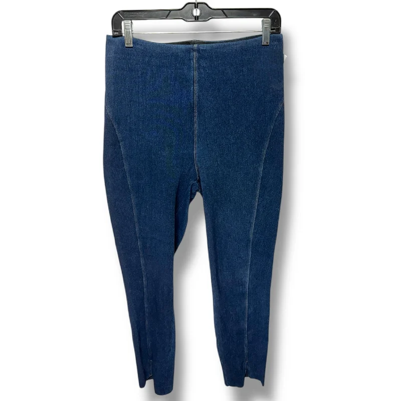 Pants Leggings By Lysse In Blue Denim, Size: M