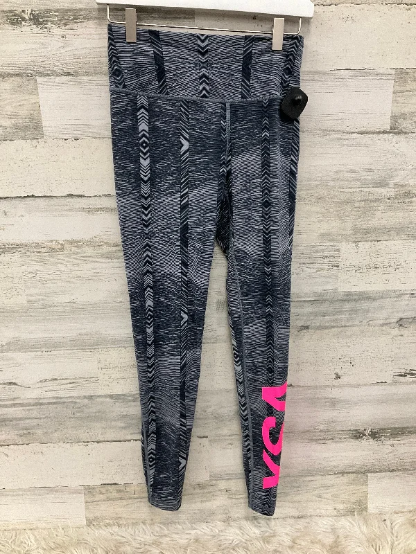 Athletic Leggings By Victorias Secret In Black & White, Size: S