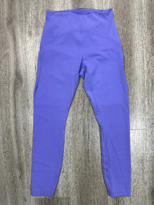 Athletic Leggings By Lululemon In Purple, Size: S