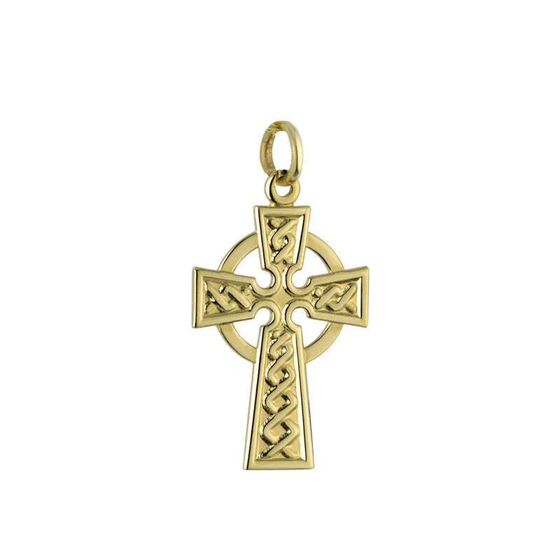 14k Celtic Cross 15mm Charm