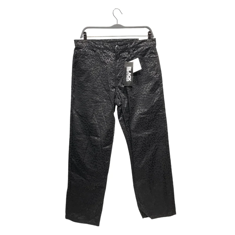 BLACK COMME des GARCONS/Pants/S/Cotton/BLK/All Over Print/BLACK CDG ALL OVER PRINT PANTS