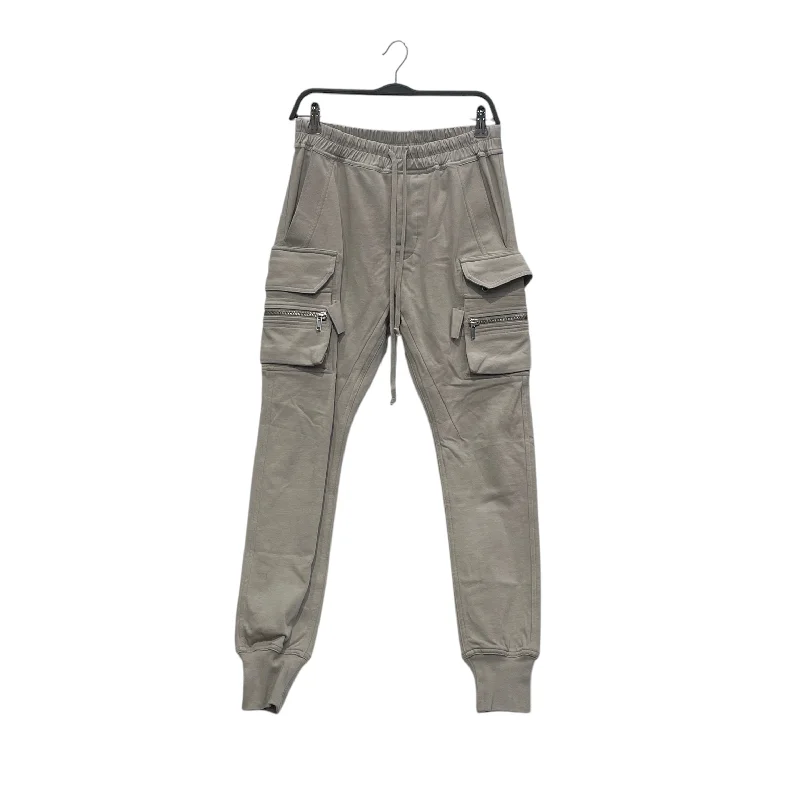 Rick Owens/Straight Pants/52/Cotton/CRM/Joggers/masrodan cargo jogger