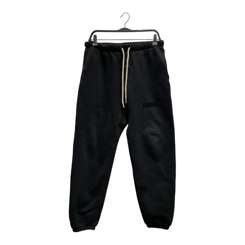 FOG ESSENTIALS/Straight Pants/S/Cotton/BLK/SweatPants