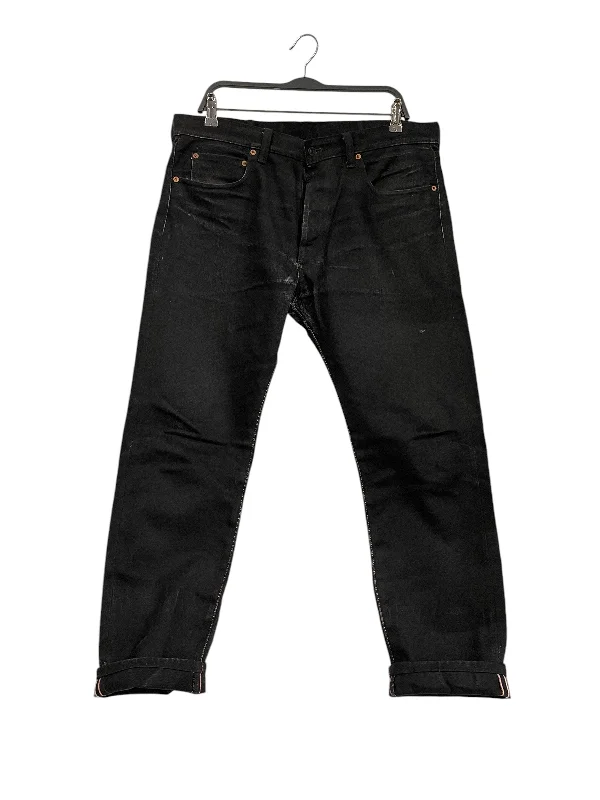 Momotaro Jeans/Straight Pants/36/Cotton/BLK/