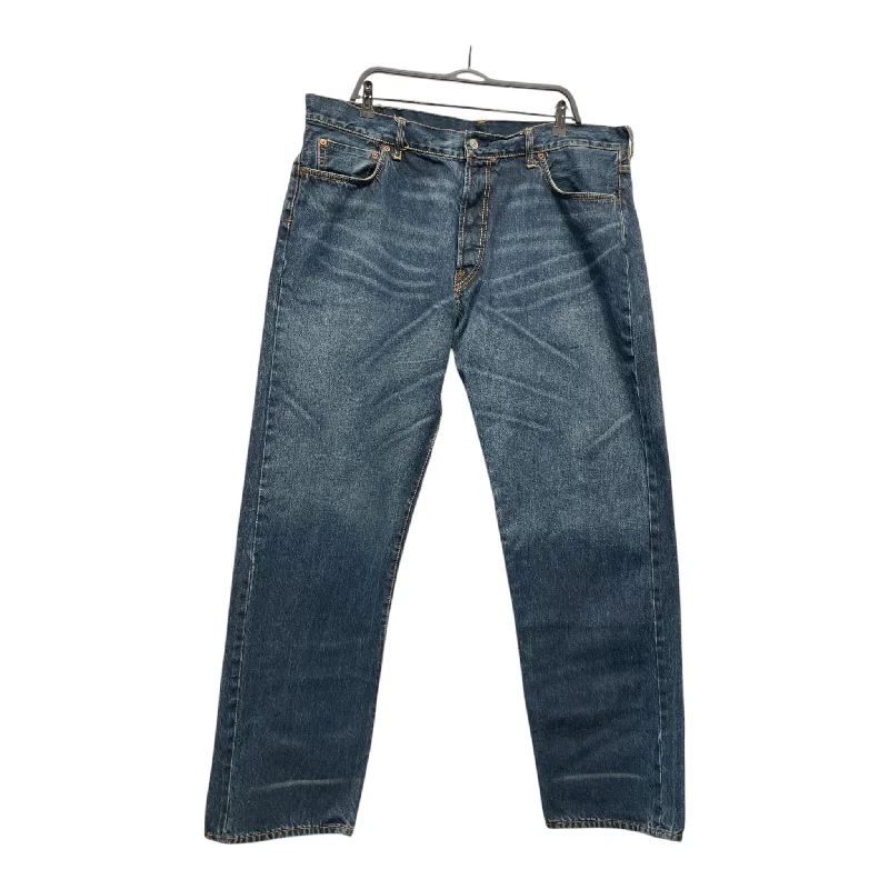 EVISU/Straight Pants/42/Denim/IDG/High-waisted/