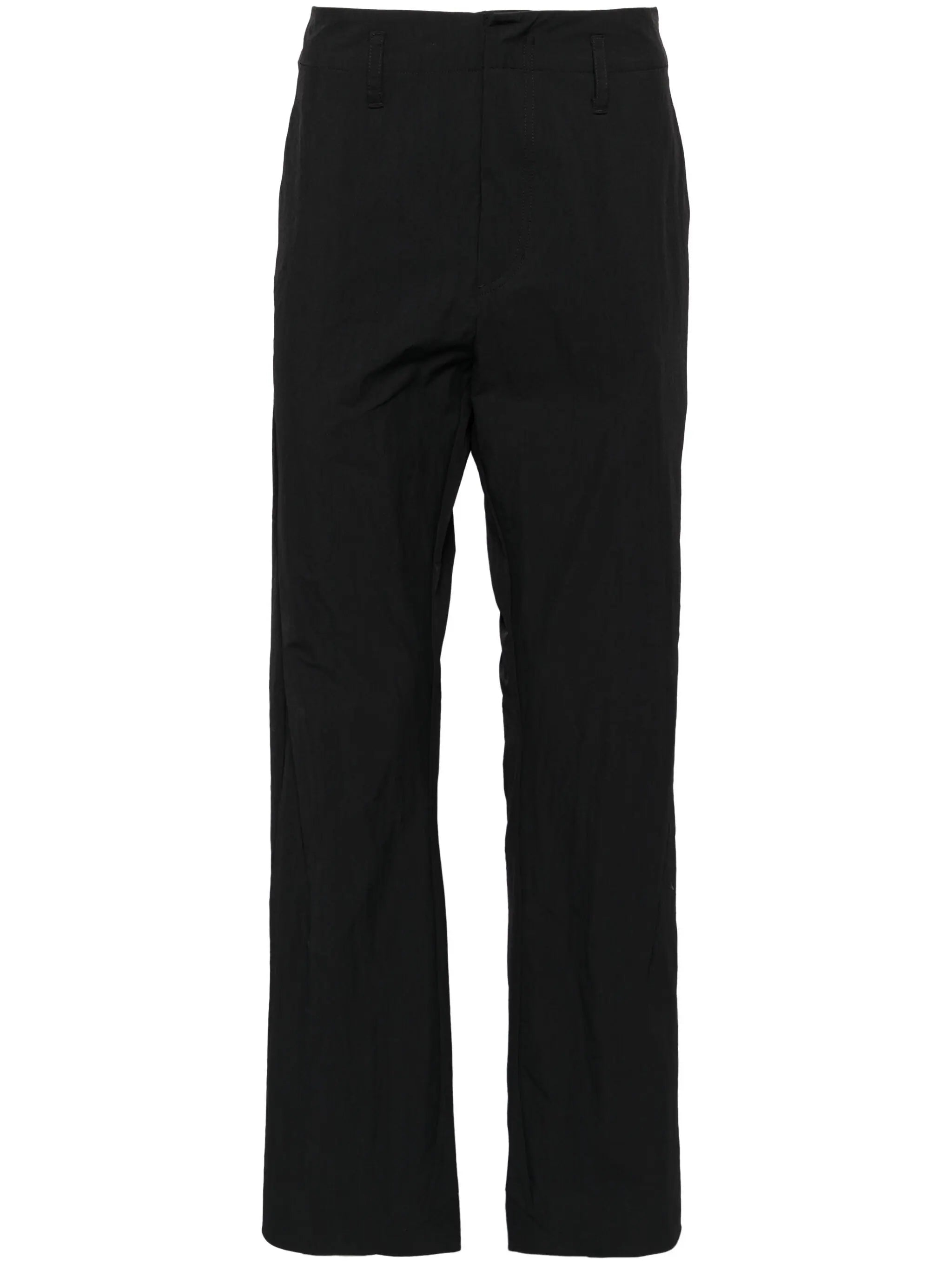 Mid-Rise Straight-Leg Trousers