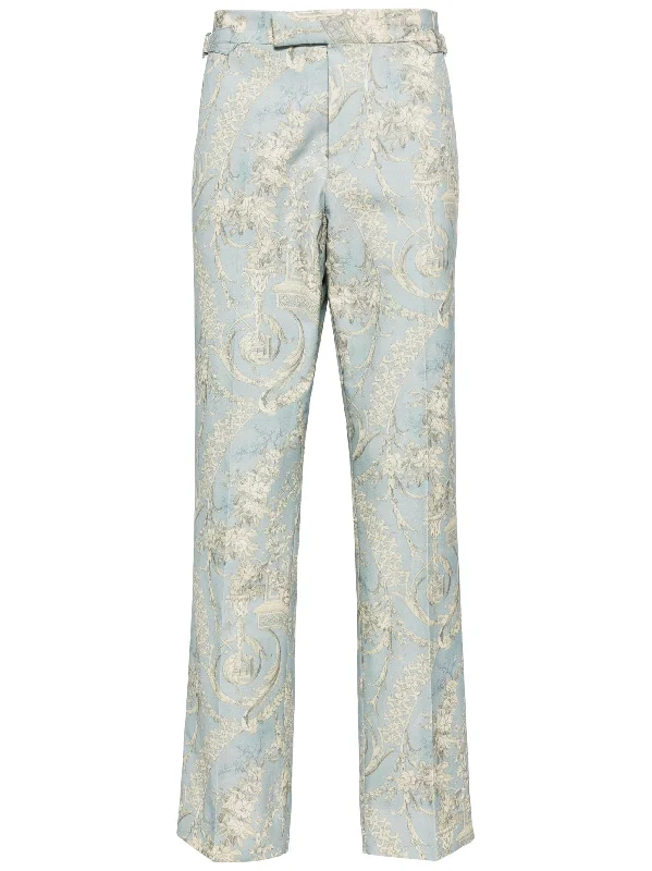 Sang Toile De Jouy-Print Trousers